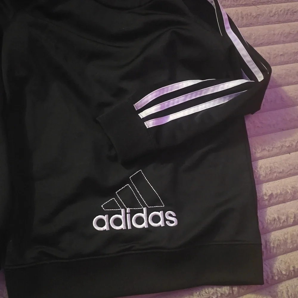 Adidas Kids Black Tracksuit Set Like New - Picture 6 of 8